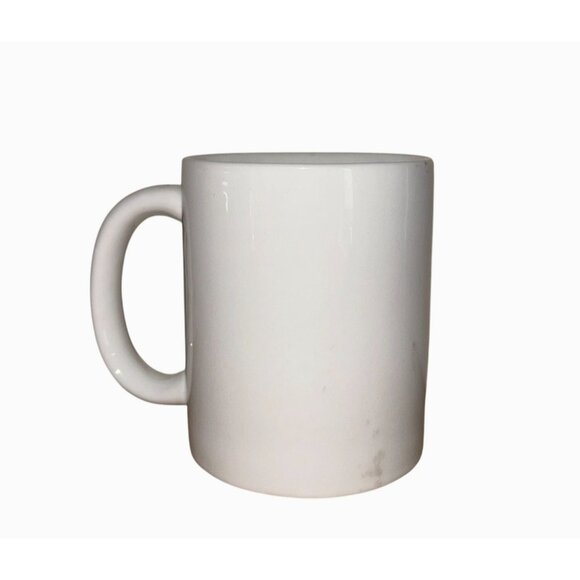 White Ceramic Mug 11oz Dishwasher & Microwave Safe Home Essentials - Picture 1 of 4